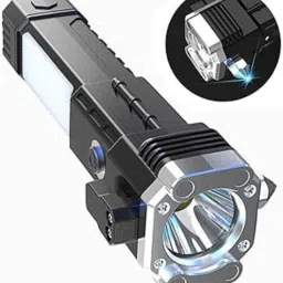 SHIVTRADRE Torch Light,LED 3W Torch Light Rechargeable Torch Flashlight HM109-image-10