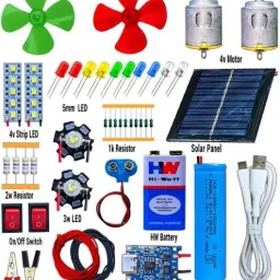 Solar Panel, DC Motor, Light, Battery & Other Experimental Science Project Kit Solar and Fuel Cell Electronic Hobby Kit-picture-16