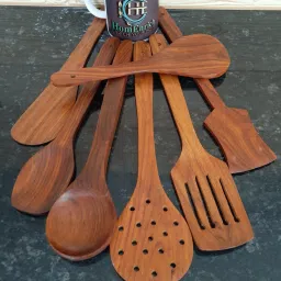 Cooking Spoons | Baking Spoons | Ladle | Spatula | Wood Ladle | Wood Spatula | Wood Spoons | Wooden Spatula | Wooden Ladle Kitchen Tool Set-image-89