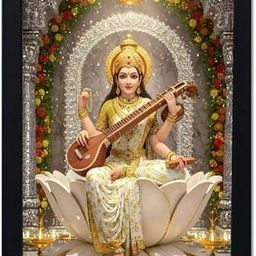 lookat Devi Saraswati photo frame Religious Frame-picture-10