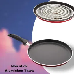 Aluminium Non-stick Tawa 27.5 cm dimeter(black)_169 Tawa 27.5 cm diameter-image-23