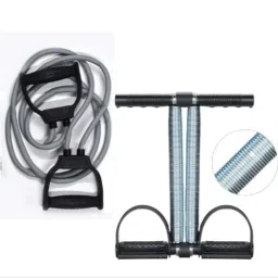 Tummy Trimmer + Resistance band Toning Tube Ab Exerciser Home Gym Workouts Ab Exerciser-16