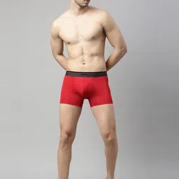 pivot Men Red Solid Trunk P2MIWT22-018 image 3