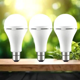 Emergency 12W Inverter LED Bulb with 2000mAh Rechargeable Battery Pack of 3 N130 4 hrs Bulb Emergency Light-image-99