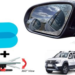 4 Pcs. Pack Blind Spot Mirror And Anti Fog & Rainproof Film Combo-image-87
