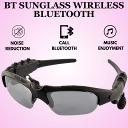 YAROH Bluetooth headset supported sunglass with mic for continuous dynamic MusicC42-image-95