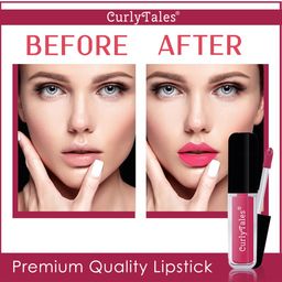 CurlyTales Set Of 4 Lightweight & Waterproof True Matte Liquid Lipsticks - 05, 07, 08, 14 image 5