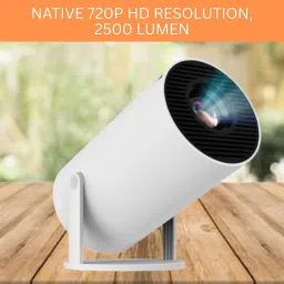 CLAIRBELL Smart (Projector) 1080P & 4K Support Rotatable Design With Netflix/Prime etcK428 (4500 lm / 1 Speaker / Wireless / Remote Controller) Portable Projector-18