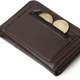 Men Brown Artificial Leather Card Holder-picture-16