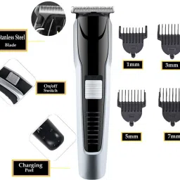 ZYRIAN Professional Rechargeble Hair Clipper Stainless Steel Cutter Powerful Motor Men Fully Waterproof Trimmer 45 minRuntime 4 Length Settings-28
