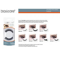 basicare Set Of 5 Reusable Eyelashes - Black image 4