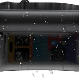 MAYCREATE Waterproof Touch Screen Waist Bag Double Zip Lock for Beach Swimming 25x13cm Waist Bag-image-30