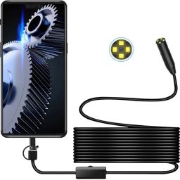 FEERO 11 mm Auto Focus 5 Million Pixel 3 in 1 Inspection Camera Endoscope Pipe Security Camera-image-15
