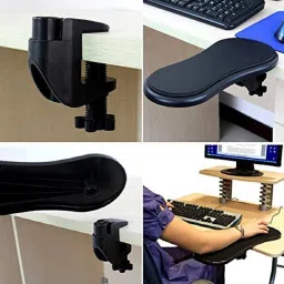 Hidelliya Adjustable Computer Laptop Arm Rest Computer Table Armrest Support Stand plastic arm Wrist Rest image 3
