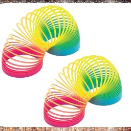 Rainbow Spring Magic Spring Gag Toy for kids (Packof 2pcs)-L625 Slinky Magic Spring Gag Toy-image-28