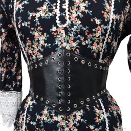 Women Casual, Party Black Artificial Leather, Synthetic Belt-image-13