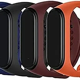 Asotai Band Strap Compatible Mi Band 3 /Mi Band 4 Fitness Band (Pack of 4) (only strap) Smart Band Strap-picture-21