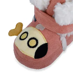 Baby Moo Infants Patterned Pure Wool Anti-Slip Booties image 4