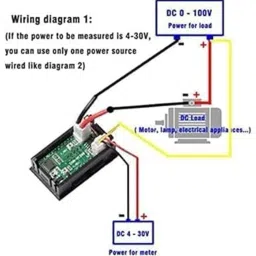 electrosys DC 0-100V 10A Dual LED Display Panel Meter for Voltage and Current Monitoring Voltmeter image 4