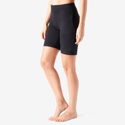 Women's Cotton Gym Short Straight cut 500 - Black-image-15
