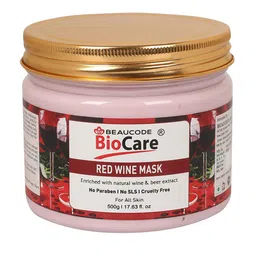 BEAUCODE BIOCARE Red Wine Face & Body Mask with Natural Wine & Beer Extract - 500 g-47