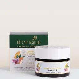 Biotique Ubtan & Collagen Tan Removal Face Mask with Turmeric & Saffron - 50 g-picture-12