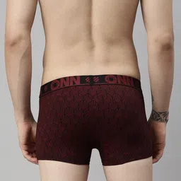 ONN Men Plus Size Pack Of 5 Assorted Pure Cotton Trunk ONN_283_AST image 5