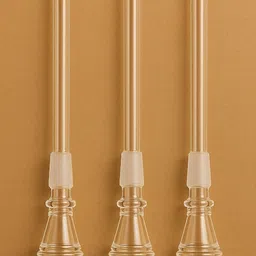 wishingbell natural Glass shooter Pipe 5 inch pack of 3 Borosilicate Glass Inside Fitting Hookah Mouth Tip-picture-5