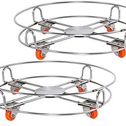 Durable Stainless Steel Kitchen Utility Trolley Stand with 360Â° Rotating Wheels Stainless Steel Kitchen Trolley-image-60