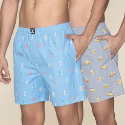 Pack of 2 Soft Super Combed Cotton SURF Printed Men Boxer-picture-34