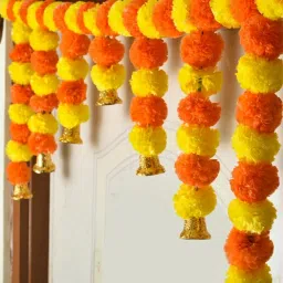 Toran, Marigold Flowers Toran, Rajasthani Toran, Diwali Decoration items Toran-8