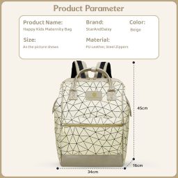 staranddaisy Diaper Backpack / Bags for Mom with Multi Compartments Pocket-Stylish Baby Diaper bags Water proof Maternity Bag image 5