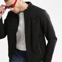 SHOWOFF Mock Collar Windcheater Bomber Jacket-83