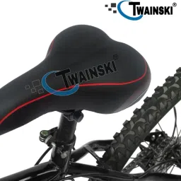 twainski Cycle Soft Seat with extra comfort (Saddle with PU foam cushion) Saddle image 4