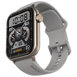 noise ColorFit Mighty Smartwatch with Bluetooth Calling ( 49.78mm TFT Display, IP67 Water Resistant, Silver Grey Strap) image 3
