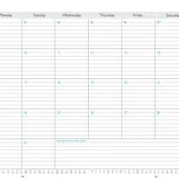 greeshma MONTHLY SCHEDULE PLANNER Regular Diary 2025-2026 Year A4 Size 36 Pages image 4