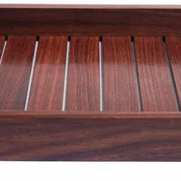 Sheesham Wood Handmade & Handcrafted Wooden Serving Tray (12 X 8.5 X 1.5 Inches) Tray-image-73