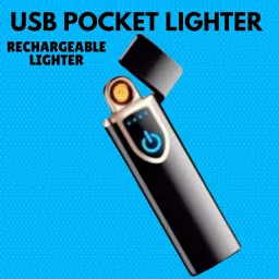 USB Cigarette Lighter for Smoking Windproof Slim Lighter with Fingerprint J388 Pocket Lighter-image-67