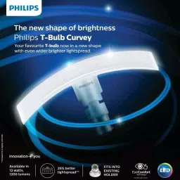 philips 12 W Basic T-Bulb B22 LED Bulb image 4