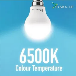 syska 9 W Basic Round B22 LED Bulb image 4
