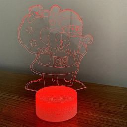 Santa Claus 3D Illusion Lamp Acrylic Night Lighting 7 Colors Changing Table Lamp Halloween Christmas Gift Table Lamp-image-58