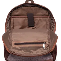 ZOUK Men Printed Vegan Leather Backpack image 5