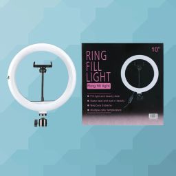 SRM Ring Light for Face with 10-Inch LED and USB Power Ring Flash-image-82