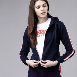 tokyo talkies Women Full Sleeve Solid Hooded Sweatshirt-picture-9