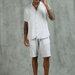 Shirt Regular Shorts Co-ords Set-image-66
