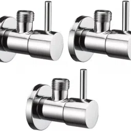 Stainless Steel Angle Cock for Home and Kitchen (Pack of 3) Angle Cock Faucet-image-15