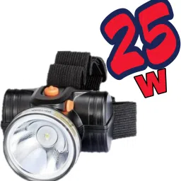 dpm 25W LONG RANGE RECHARGEABLE HEAD LAMP ADJUSTMENT HEAD LIGHT (WATERPROOF) Torch image 2