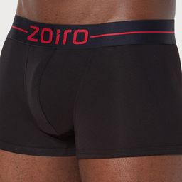 Zoiro Pack Of 2 Bio Wash Silicon Finish Soft Feel Outer Elastic Trunks image 5