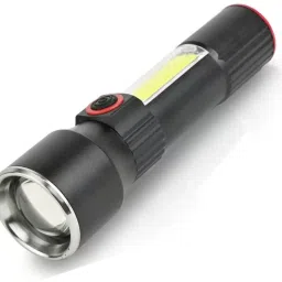 ecosky Usb Rechargeable torch flashlight Led With Multiple Modes 5 hrs Torch Emergency Light image 2