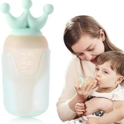 Baby Medicine Dropper Dispenser 30ml Silicone Squeeze Pacifier with Drip Tray 76 - Food Grade Plastic-12